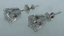 F VS1 2.51 carats DIAMOND STUDS EARRING studs earrings