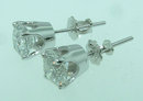 F VS1 2.51 carats DIAMOND STUDS EARRING studs earrings