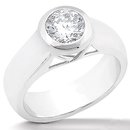 2.01 ct. gorgeous DIAMOND SOLITAIRE ring jewelry gold
