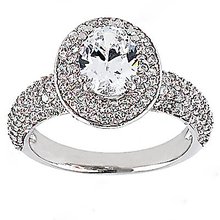 2.72 Ct. Diamonds anniversary ring white gold new ring
