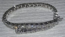 TENNIS BRACELET 14 carat DIAMONDS sparkling white gold