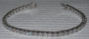 TENNIS BRACELET 14 carat DIAMONDS sparkling white gold