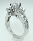 5.01 ct.high quality DIAMOND 2.51 ct.wedding ring gold