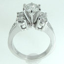 5.01 ct.high quality DIAMOND 2.51 ct.wedding ring gold