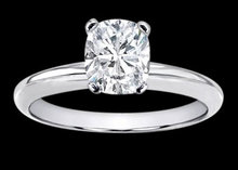 2 cts. Diamond solitaire ring cushion diamond ring