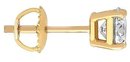 1.25 ct. Mens single diamond stud earring F VS1 diamond