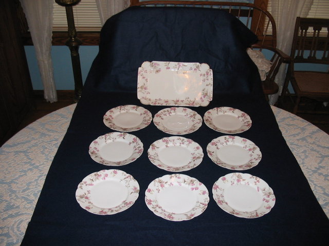 ANTIQUE LIMOGES ICE CREAM SET
