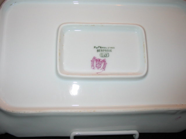 ANTIQUE LIMOGES ICE CREAM SET