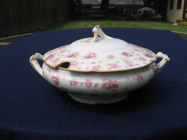 LIMOGES SOUP TUREEN AND BOWL SET