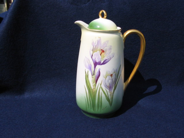 HAND PAINTED CHOCOLATE POT