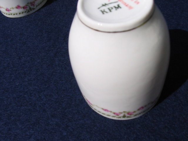 ANTIQUE CHOCOLATE POT SET BY KPM