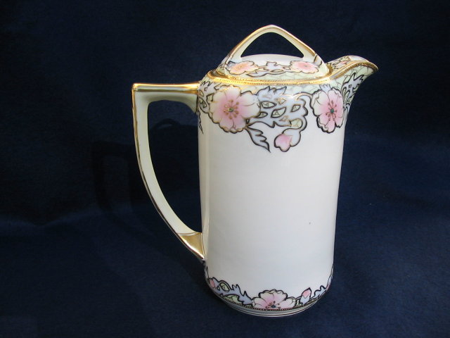 NIPPON H. PAINTED CHOCOLATE POT