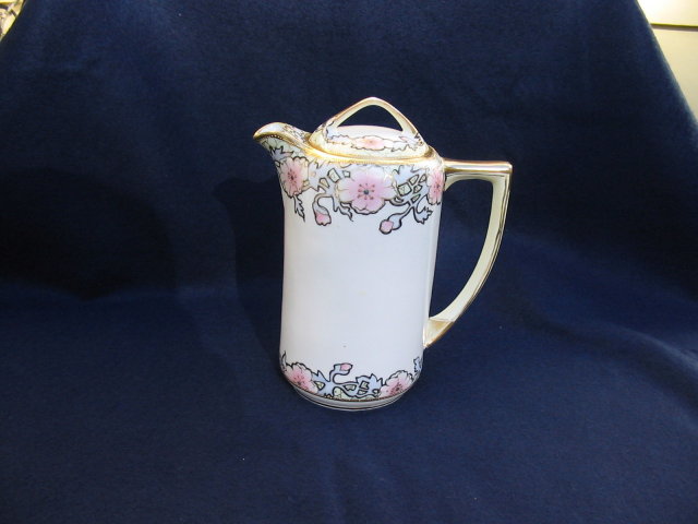 NIPPON H. PAINTED CHOCOLATE POT