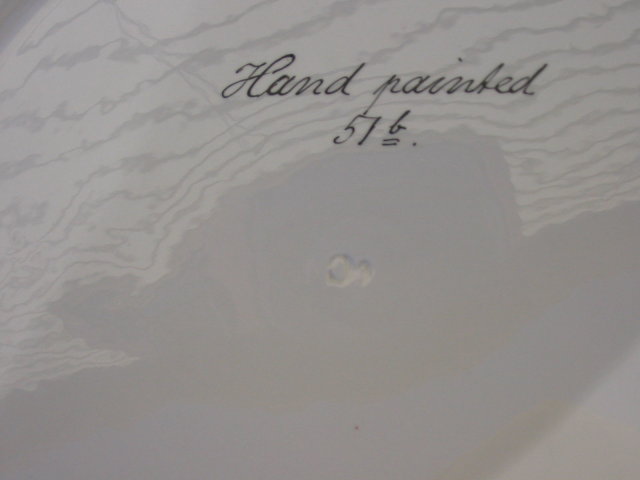 GERMAN HAND PAINTED PLAQUE