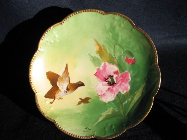 LIMOGES STUDIO ARTIST PAINTED PLATES