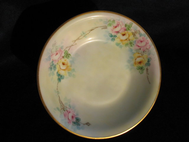 LIMOGES HAND PAINTED BOWL