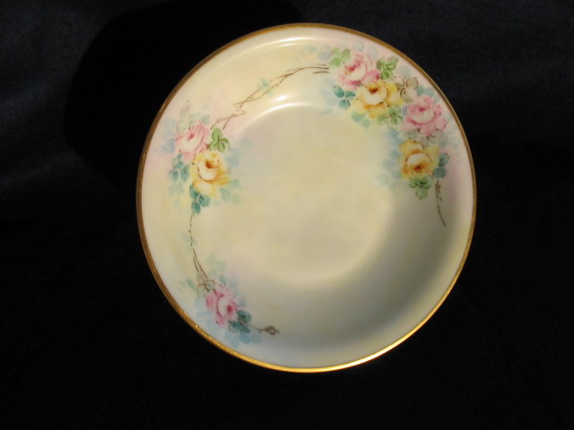 LIMOGES HAND PAINTED BOWL