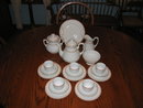 EARLY CFH LIMOGES DESSERT SET