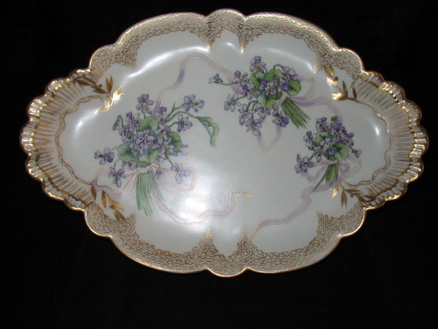 HAVILAND LIMOGES ICE CREAM SET