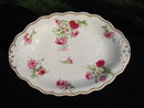 EARLY LIMOGES PINK ROSES ICE CREAM SET
