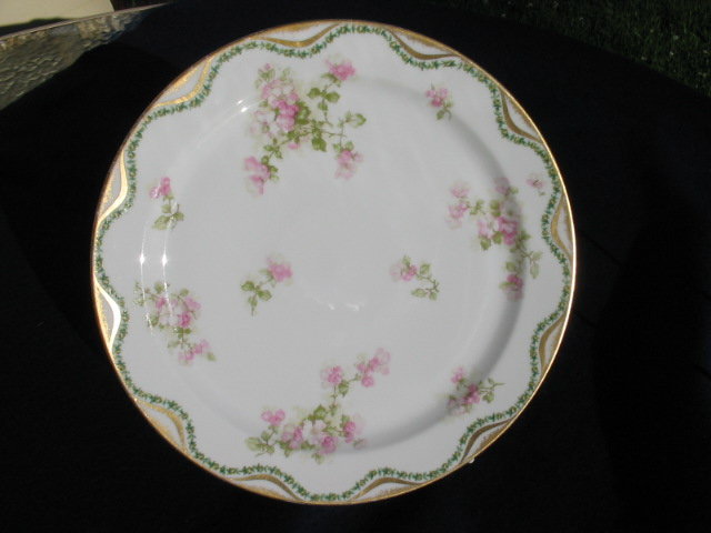 HAVILAND LIMOGES FLORAL CHARGER