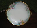 T & V LIMOGES H. PAINTED CAKE PLATE