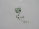 T & V LIMOGES H. PAINTED CAKE PLATE
