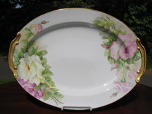 HAND PAINTED HAVILAND PLATTER