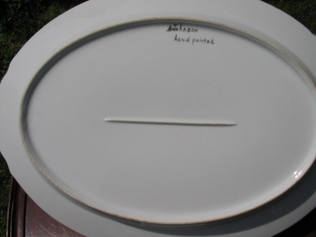 HAND PAINTED HAVILAND PLATTER