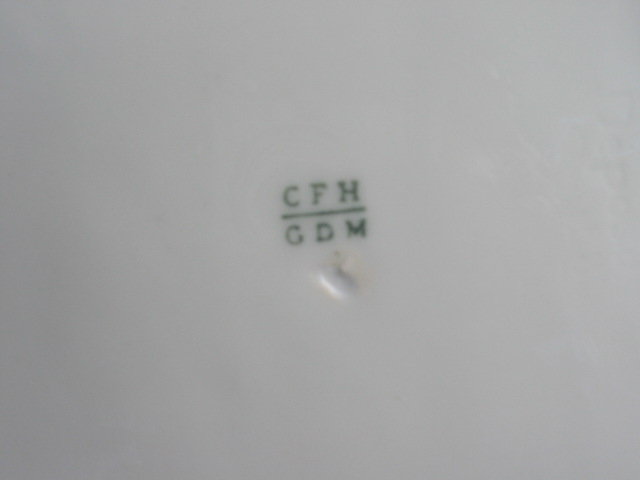 EARLY LIMOGES H. PAINTED PLATE