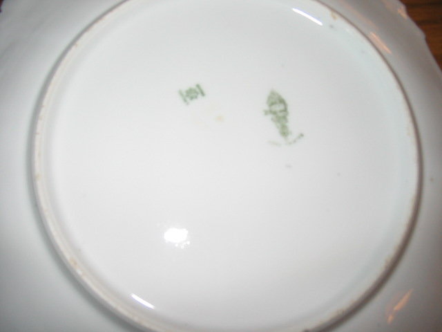 EARLY H. PAINTED LIMOGES CAKE SET
