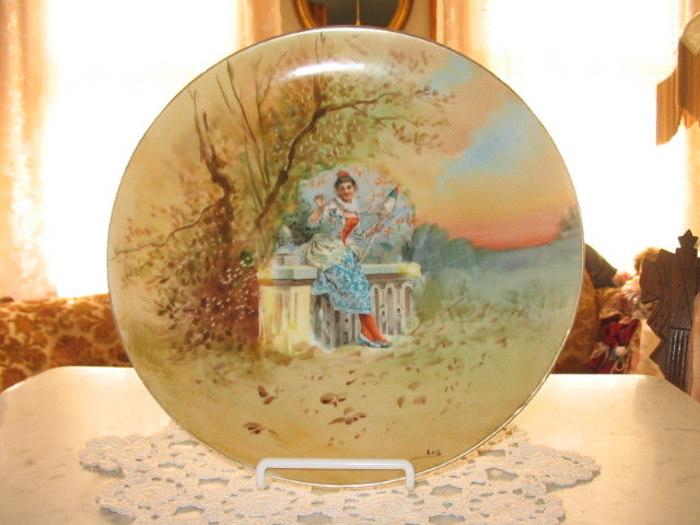 LIMOGES SIGNED STUDIO ARTIST PLACQUE