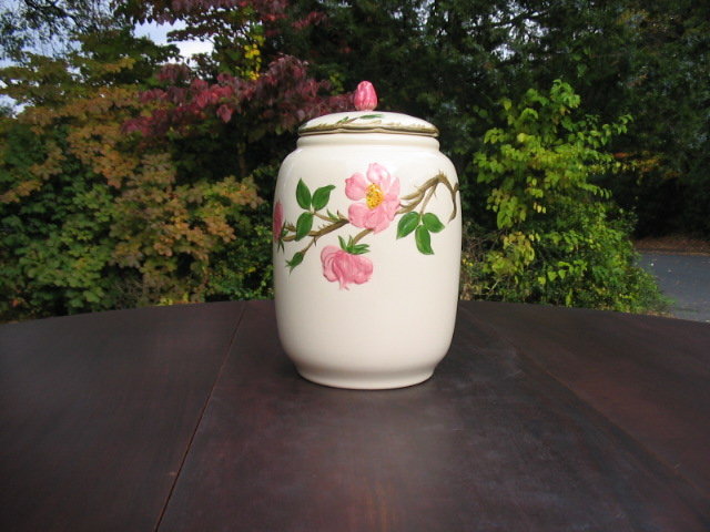 FRANCISCAN WARE DESERT ROSE COOKIE JAR