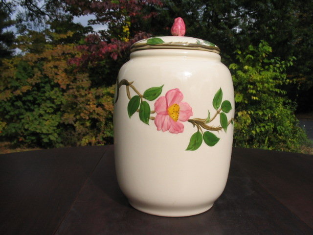 FRANCISCAN WARE DESERT ROSE COOKIE JAR