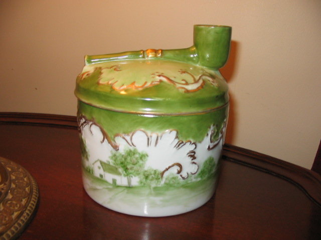 LIMOGES HUMIDOR/TABACCO JAR