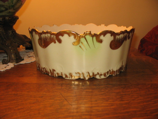 LIMOGES HAND PAINTED PLANTER/ FERNIER