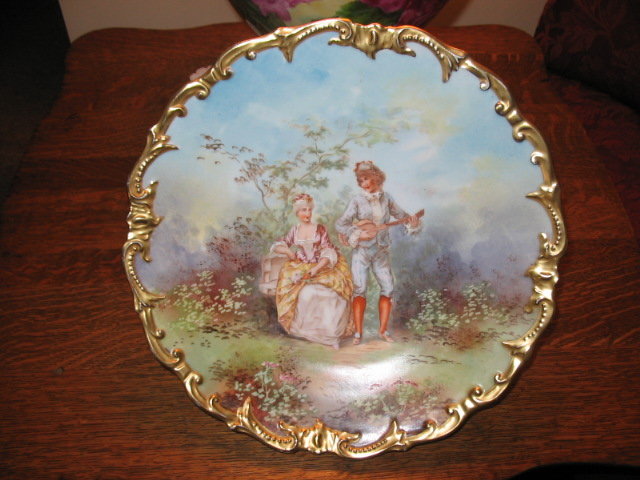 LIMOGES STUDIO ARTIST PLACQUE