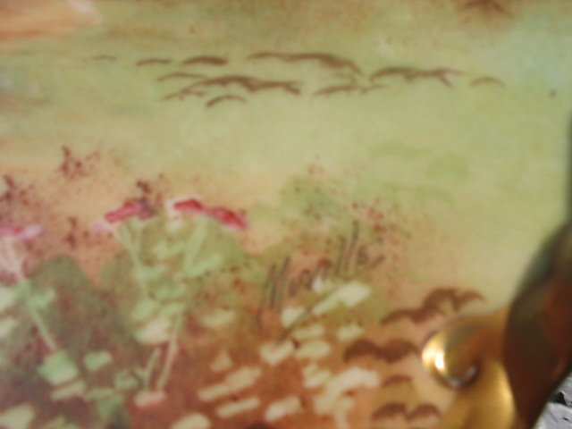 LIMOGES STUDIO ARTIST PLACQUE