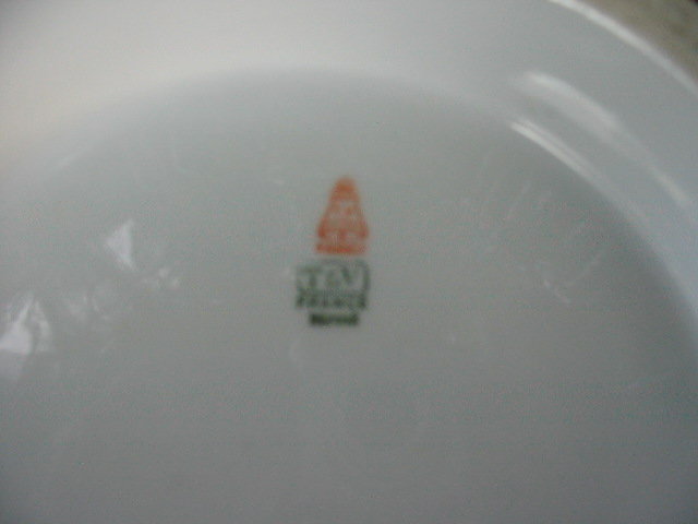 T & V LIMOGES PUNCHBOWL