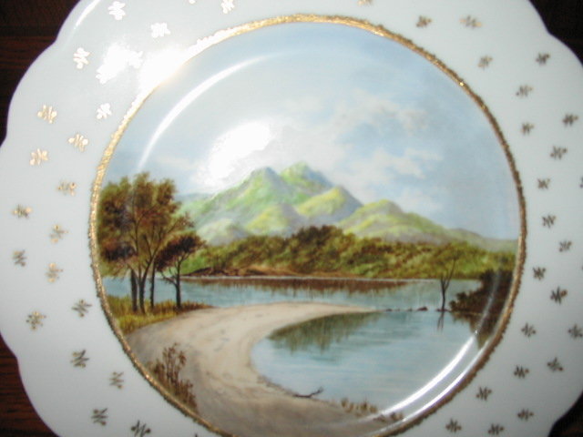 EARLY HAVILAND LIMOGES HAND PAINTED SCENIC