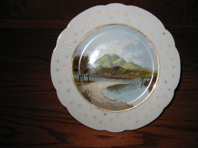 EARLY HAVILAND LIMOGES HAND PAINTED SCENIC