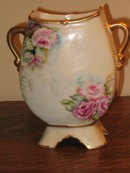 HAND PAINTED ELITE LIMOGES VASE