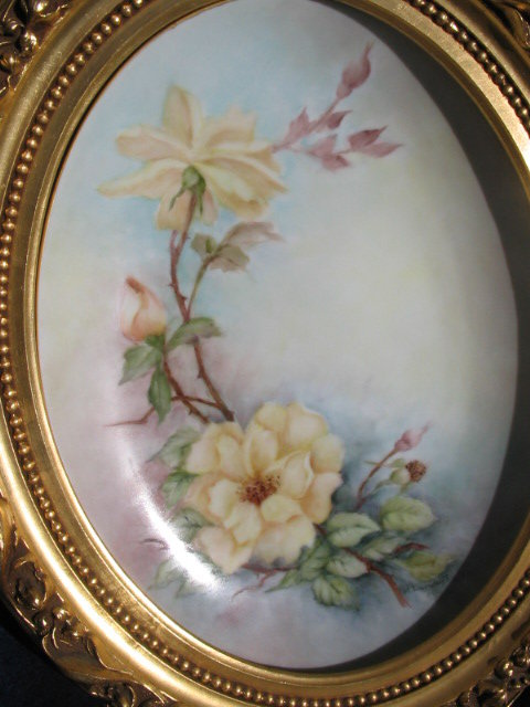 LARGE H.P. LIMOGES PLACQUE/PLATTER