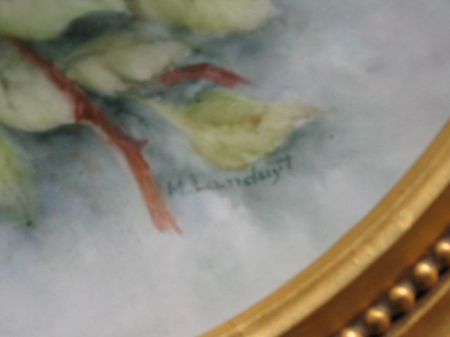 LARGE H.P. LIMOGES PLACQUE/PLATTER
