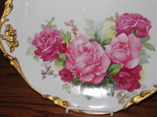 J.P. LIMOGES H. PAINTED PLACQUE/PLATE