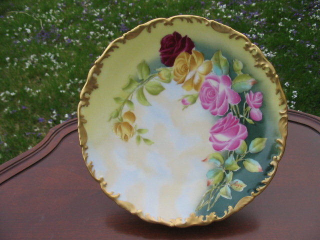 H.P. LIMOGES STUDIO ARTIST PLATE