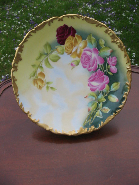 H.P. LIMOGES STUDIO ARTIST PLATE