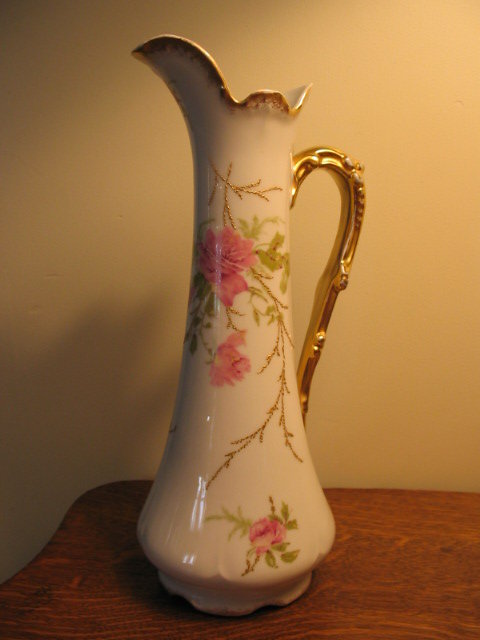 HAND PAINTED LIMOGES TANKARD