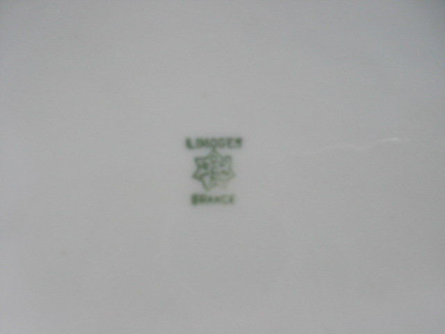 11 PC. H. PAINTED LIMOGES CHOC SET