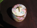HAND P. T & V LIMOGES BISCUIT JAR